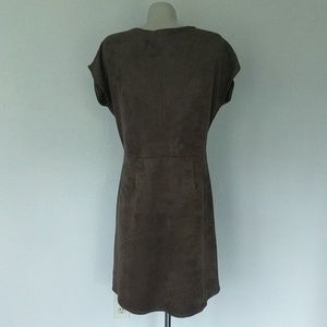 C&C California Dresses - Short sleeve suede festival dress C&C California Dresses - Short sleeve suede festival dress